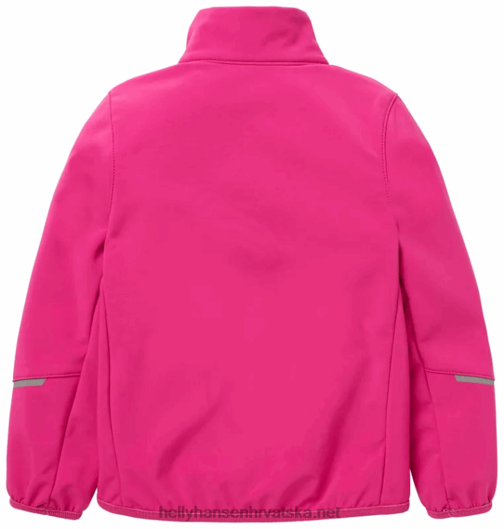 J0HV2259 dječja marka softshell jakna djeca Helly-Hansen terakota - Image 2