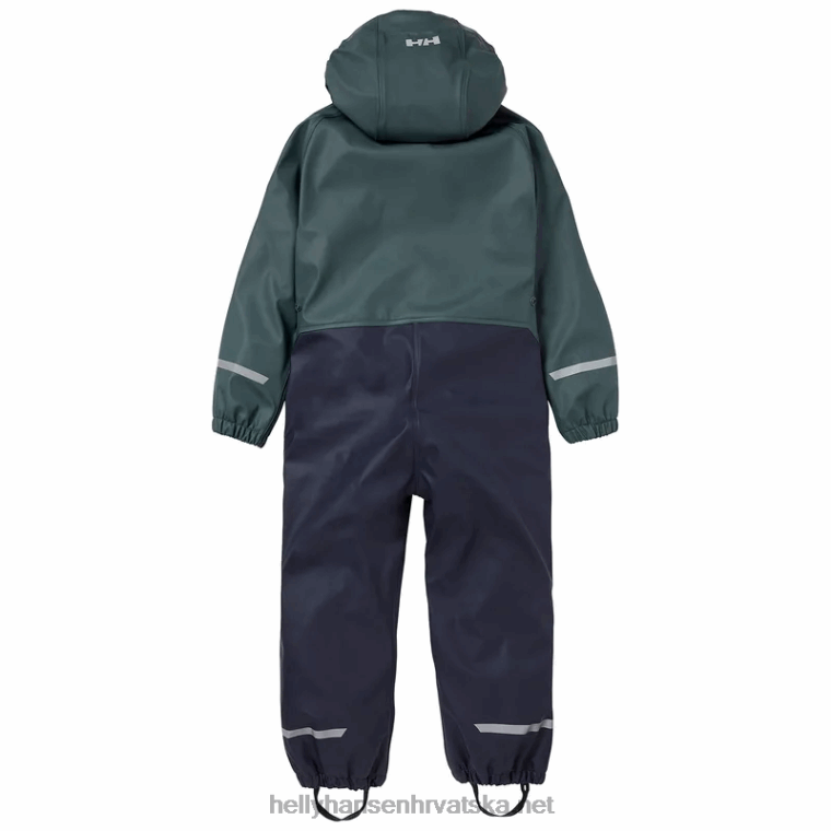 J0HV2313 dječji bergen kišni set s podstavom od flisa djeca Helly-Hansen smrvljena gra - Image 2