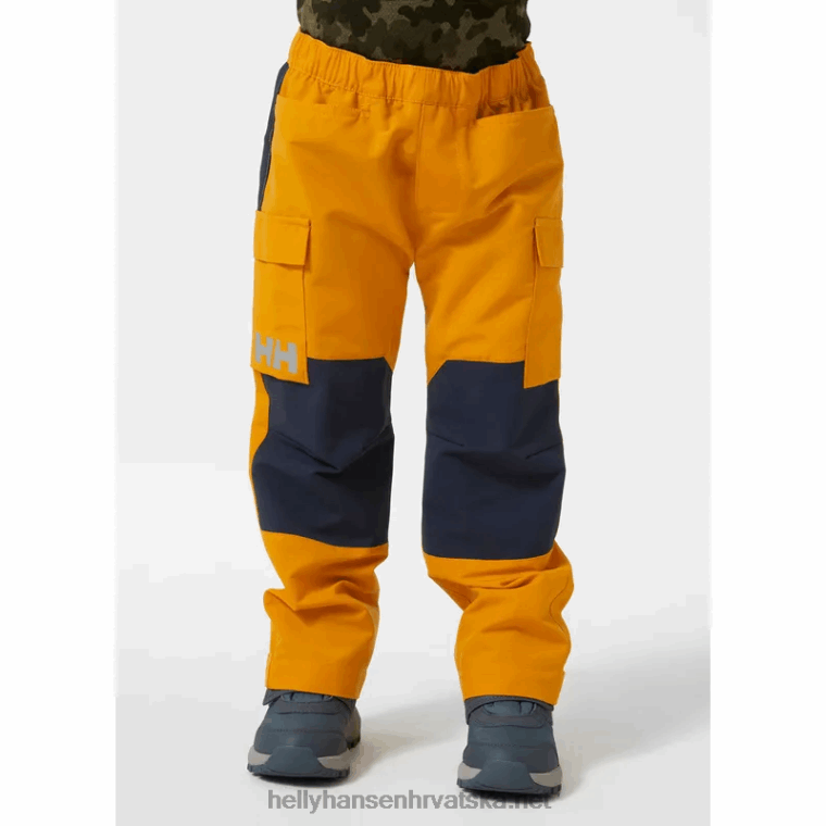 J0HV2328 dječje marka tur hlače djeca Helly-Hansen lav zeleno - Image 2