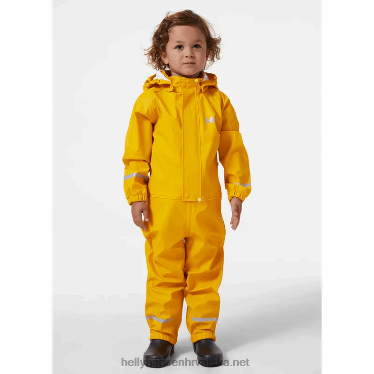 J0HV2335 dječja kišna kombinezona bergen 2.0 pu djeca Helly-Hansen magenta - Image 2