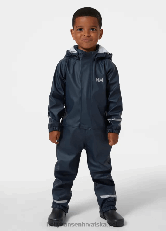 J0HV2336 dječja kišna kombinezona bergen 2.0 pu djeca Helly-Hansen bitno y - Image 2