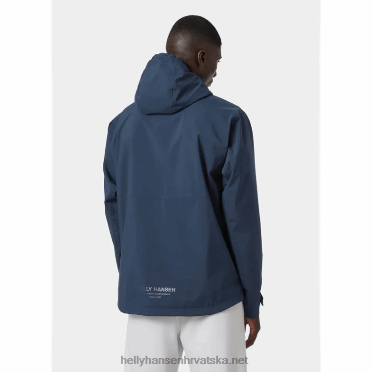 J0HV233 muška kišna jakna s kapuljačom muškarci Helly-Hansen mornarica - Image 3