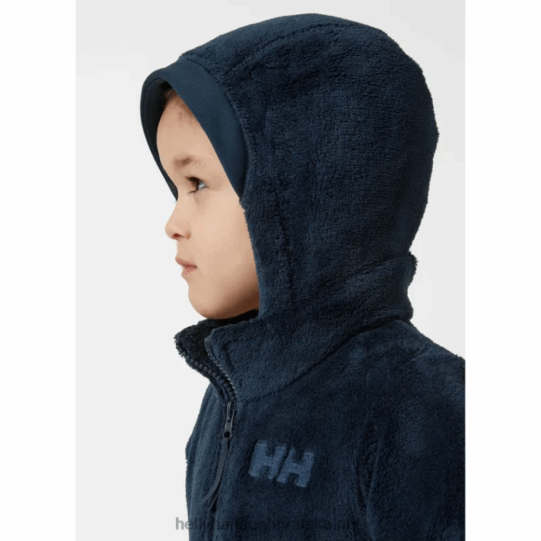 J0HV2350 dječja blaga srednjeslojna jakna od flisa djeca Helly-Hansen smrvljena gra - Image 6