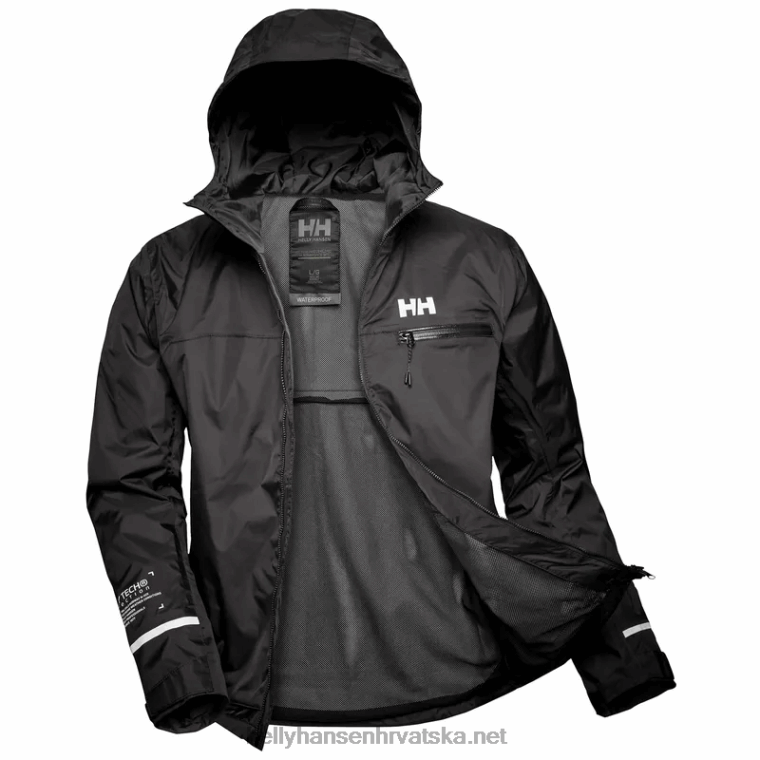 j0hv237_muska_biciklisticka_kisna_jakna_s_kapuljacom_muskarci_helly_hansen_crno.png J0HV237 muška biciklistička kišna jakna s kapuljačom muškarci Helly-Hansen crno - Image 1