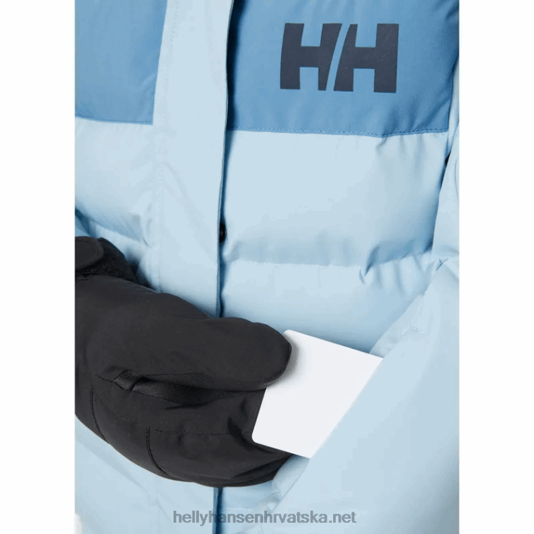 J0HV2383 juniorska dijamantna skijaška jakna djeca Helly-Hansen smrvljena gra - Image 6