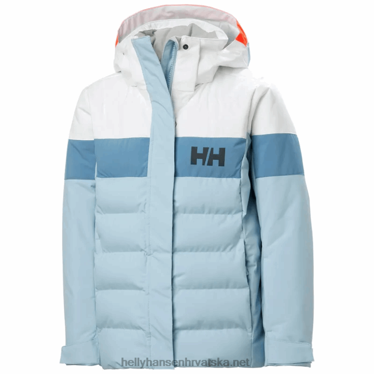 J0HV2383 juniorska dijamantna skijaška jakna djeca Helly-Hansen smrvljena gra - Image 1