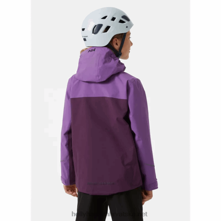 J0HV2423 juniorska sogndal jakna od školjki djeca Helly-Hansen terakota - Image 3