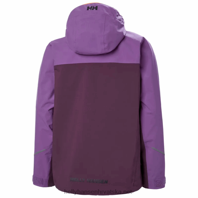 J0HV2423 juniorska sogndal jakna od školjki djeca Helly-Hansen terakota - Image 4