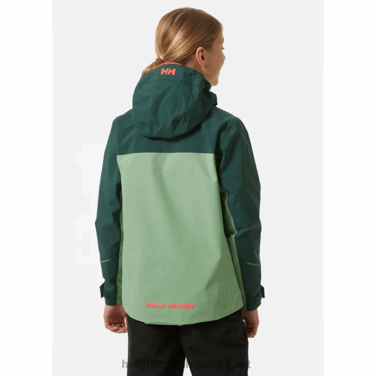 J0HV2424 juniorska sogndal jakna od školjki djeca Helly-Hansen terakota - Image 3