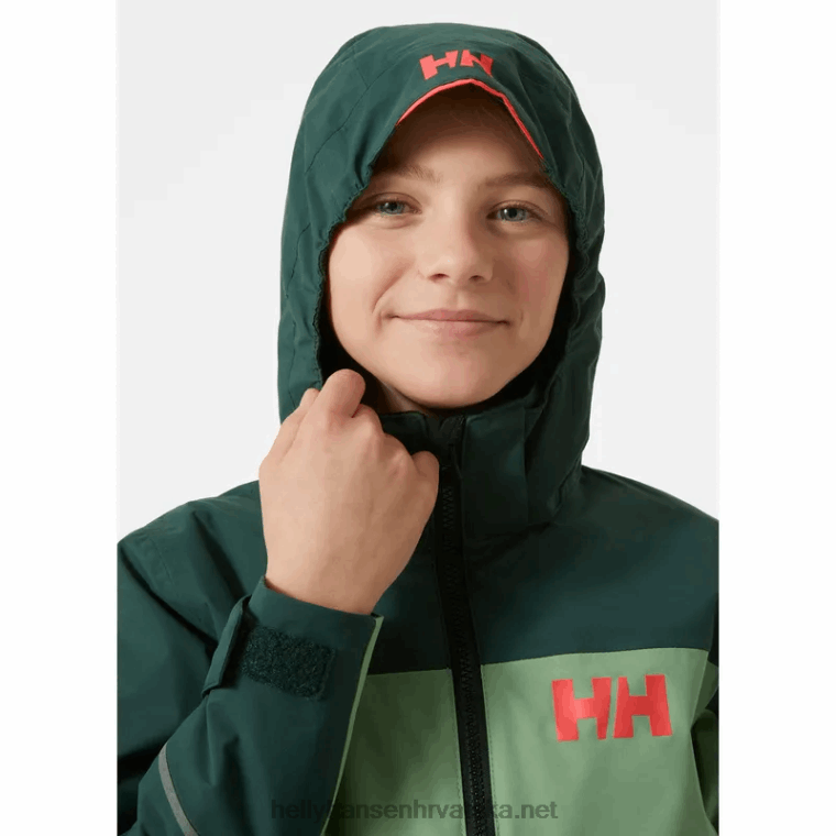 J0HV2424 juniorska sogndal jakna od školjki djeca Helly-Hansen terakota - Image 5