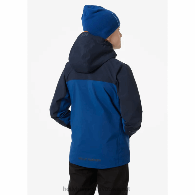 J0HV2425 juniorska sogndal jakna od školjki djeca Helly-Hansen terakota/ametist/žad - Image 3