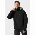 J0HV246 muška kišna jakna victor muškarci Helly-Hansen crno - Image 2