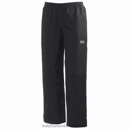 J0HV2472 kišne hlače za juniore djeca Helly-Hansen crno