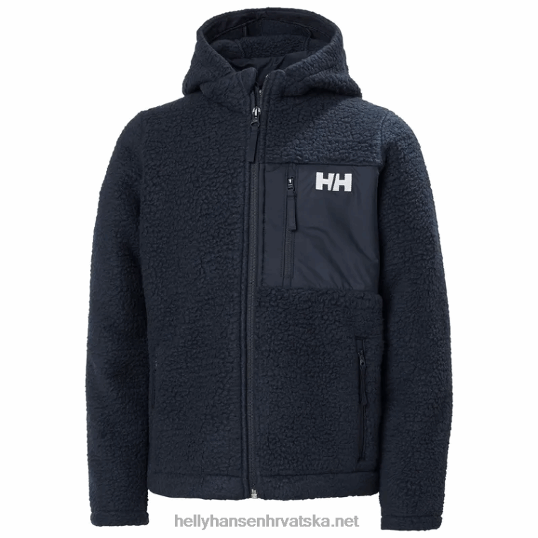 J0HV2478 juniorska šampionska jakna djeca Helly-Hansen vrhnje/morovica - Image 1
