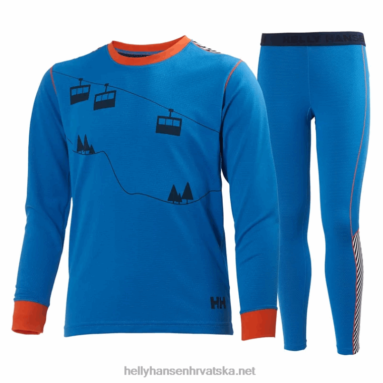 J0HV2489 juniorski hh lifa aktivni bazni set slojeva djeca Helly-Hansen djetelina / beba trupa - Image 11