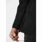 J0HV249 muška urbana kišna jakna muškarci Helly-Hansen crno - Image 5