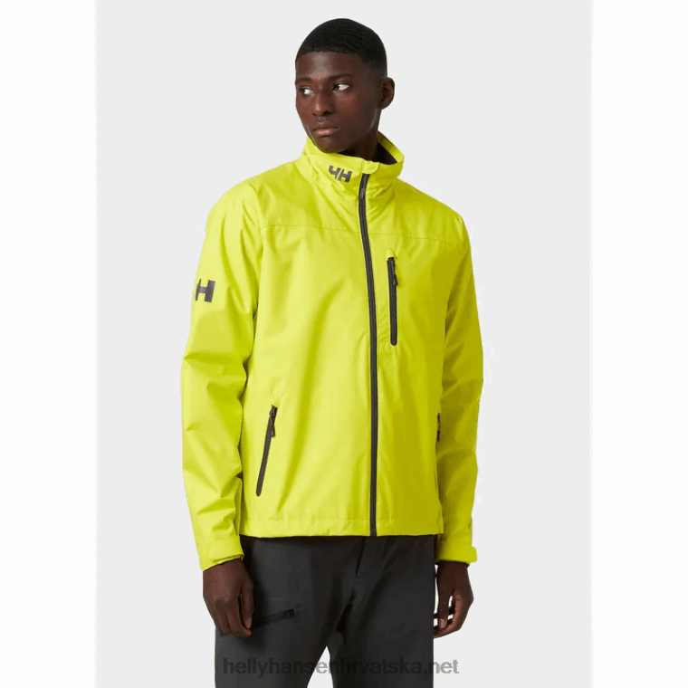 J0HV24 muška jakna za jedrenje za posadu muškarci Helly-Hansen slatka limeta - Image 2