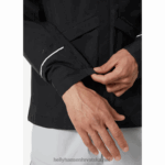 J0HV253 muška brza kišna jakna muškarci Helly-Hansen crno - Image 6