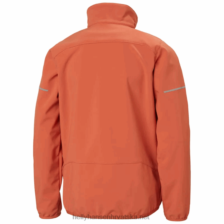 J0HV2549 juniorska marka softshell jakna djeca Helly-Hansen ebanovina - Image 2