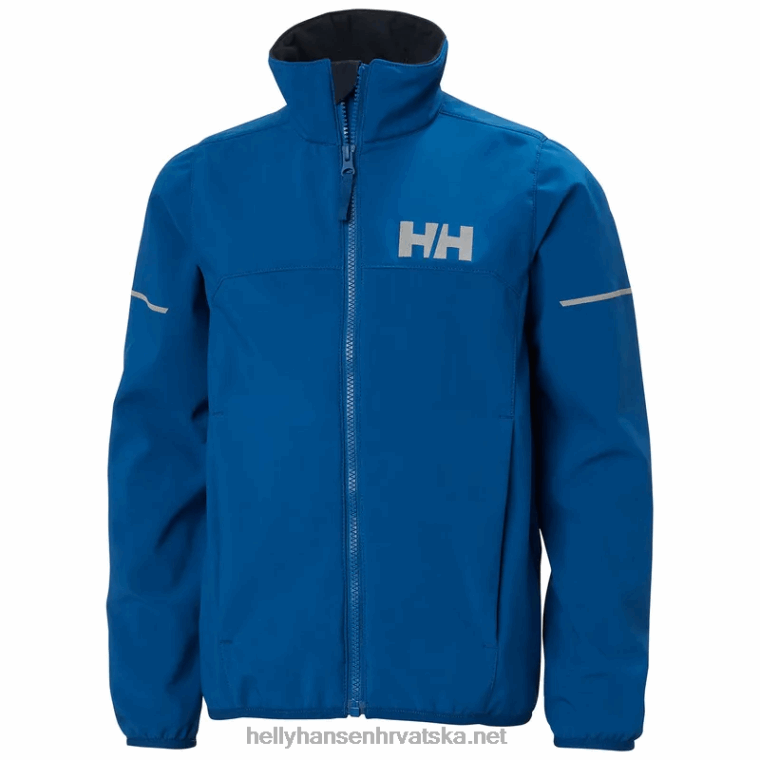 J0HV2550 juniorska marka softshell jakna djeca Helly-Hansen terakota - Image 2
