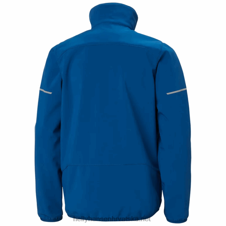 J0HV2550 juniorska marka softshell jakna djeca Helly-Hansen terakota - Image 3