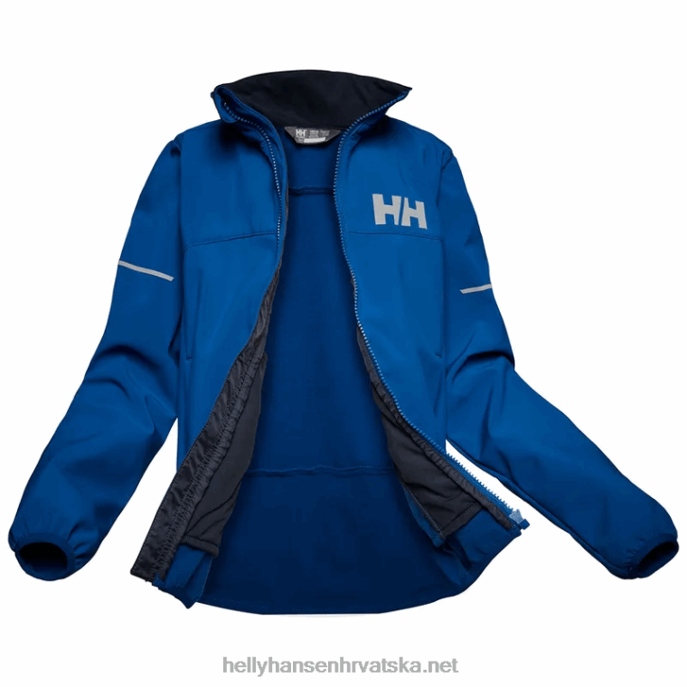 J0HV2550 juniorska marka softshell jakna djeca Helly-Hansen terakota - Image 1