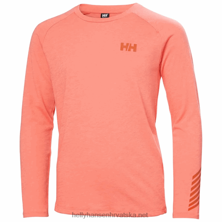 j0hv2573_juniori_loen_tehnicki_osnovni_sloj_gornji_djeca_helly_hansen_azurit_sivi_melang.png J0HV2573 juniori' loen tehnički osnovni sloj gornji djeca Helly-Hansen azurit/sivi melang - Image 1