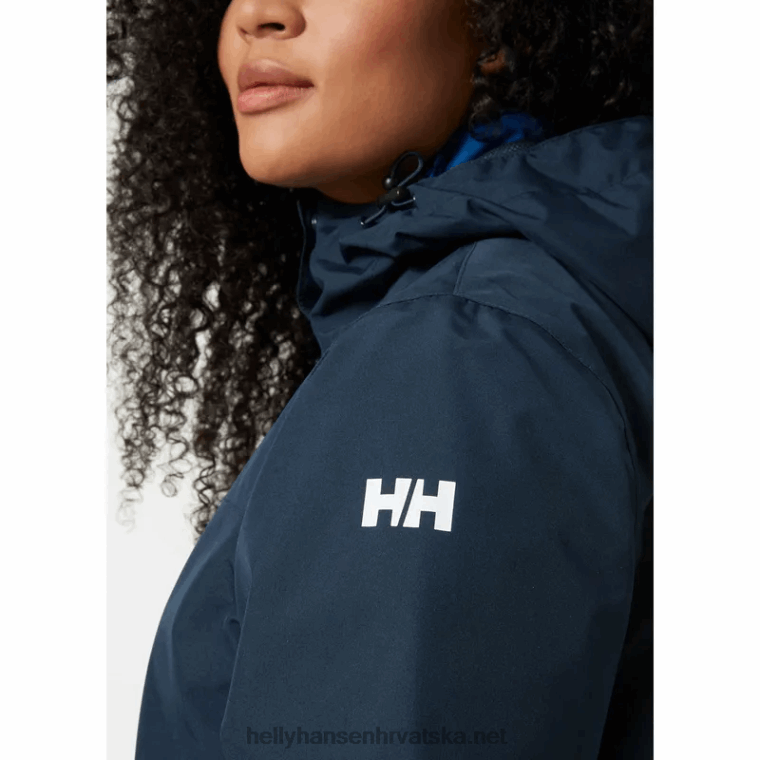 J0HV2595 ženska juell 3-u-1 jakna od školjke i izolatora žene Helly-Hansen crno - Image 8