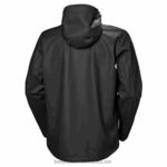 J0HV264 muška kišna jakna od mahovine muškarci Helly-Hansen crno - Image 2