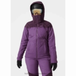 J0HV2656 ženska motionista lifaloft skijaška jakna žene Helly-Hansen zdrobljeni gra/najtamniji spr - Image 2