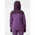 J0HV2656 ženska motionista lifaloft skijaška jakna žene Helly-Hansen zdrobljeni gra/najtamniji spr - Image 3