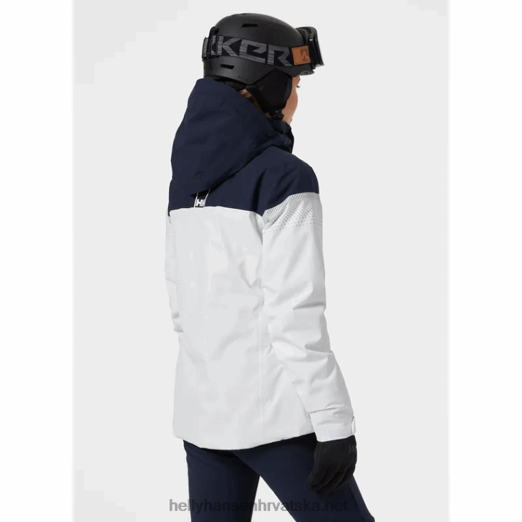 J0HV2658 ženska motionista lifaloft skijaška jakna žene Helly-Hansen zdrobljeni gra/najtamniji spr - Image 3