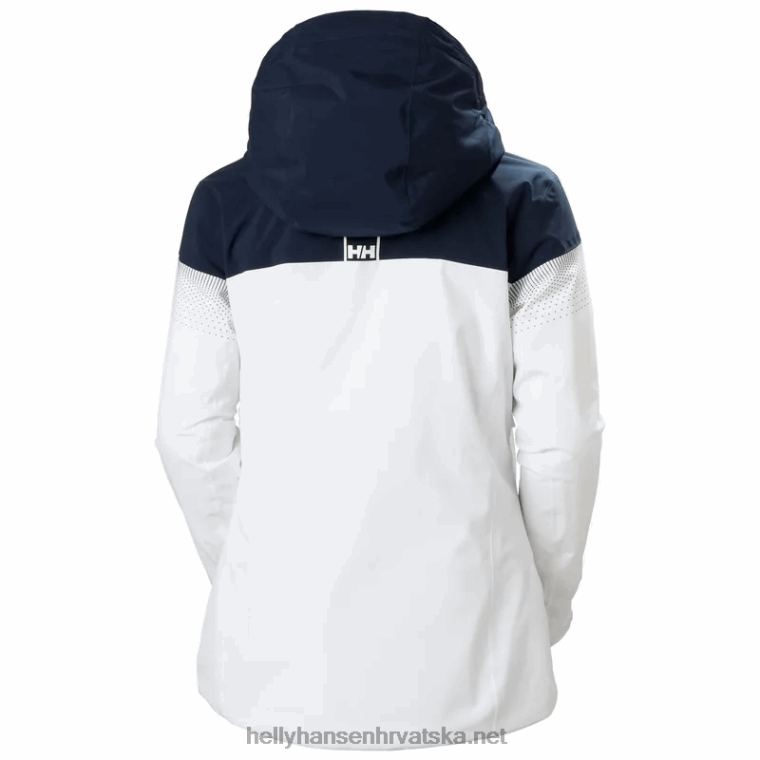 J0HV2658 ženska motionista lifaloft skijaška jakna žene Helly-Hansen zdrobljeni gra/najtamniji spr - Image 4