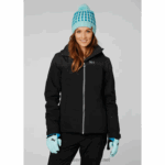 J0HV2659 ženska motionista lifaloft skijaška jakna žene Helly-Hansen zgnječena gra/najtamnija spr/bijela - Image 2