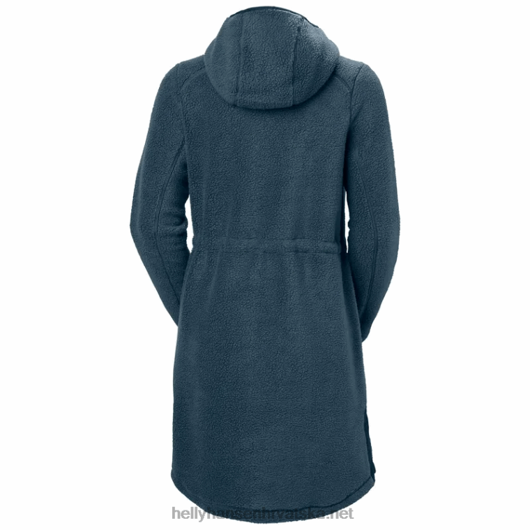 J0HV2678 ženska srednjeslojna jakna od flisa s dugim florom imperial žene Helly-Hansen snijeg - Image 4