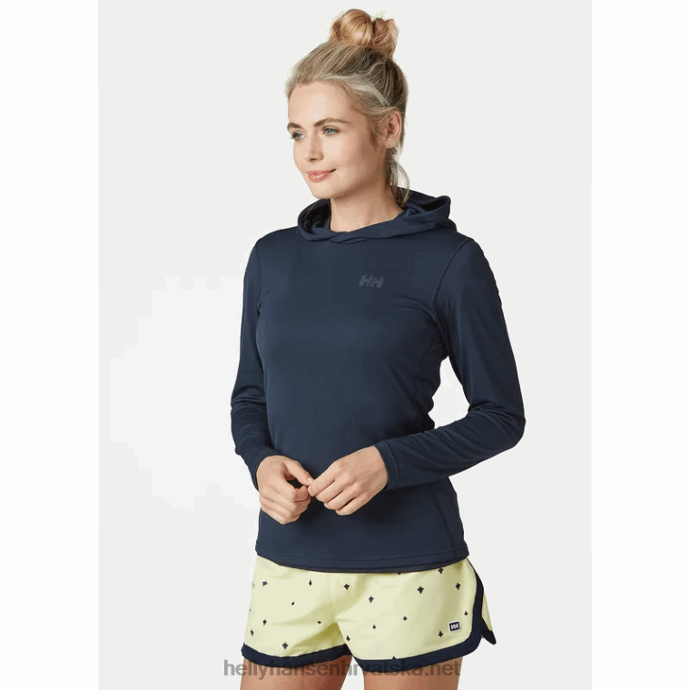 J0HV2712 ženska hh lifa active solen majica s kapuljačom žene Helly-Hansen crno - Image 2