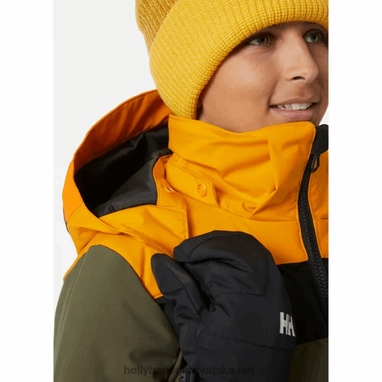 J0HV2753 juniorska ciklonska skijaška jakna djeca Helly-Hansen ametist/duboki fjord - Image 5