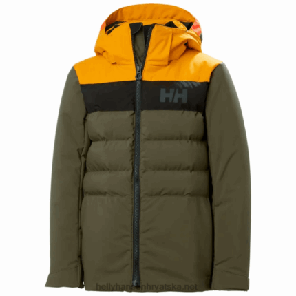 J0HV2753 juniorska ciklonska skijaška jakna djeca Helly-Hansen ametist/duboki fjord