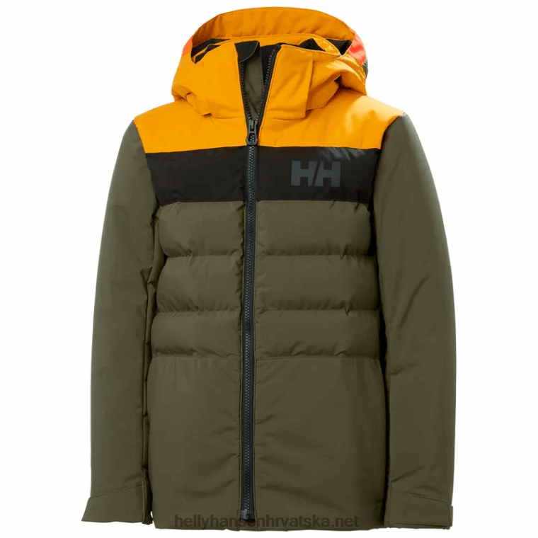 J0HV2753 juniorska ciklonska skijaška jakna djeca Helly-Hansen ametist/duboki fjord - Image 1
