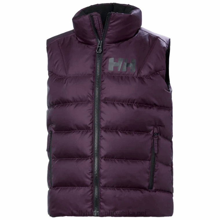 J0HV2763 juniorski isfjord donji prsluk djeca Helly-Hansen modra magla/crna - Image 1