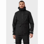 J0HV276 muška patrolna prijelazna kišna jakna muškarci Helly-Hansen crno - Image 2
