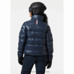 J0HV2798 ženska courchevel puf jakna žene Helly-Hansen crno - Image 3