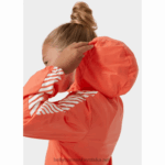 J0HV2810 juniorska prugasta vjetrovka djeca Helly-Hansen slatka limeta - Image 3