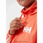 J0HV2810 juniorska prugasta vjetrovka djeca Helly-Hansen slatka limeta - Image 4
