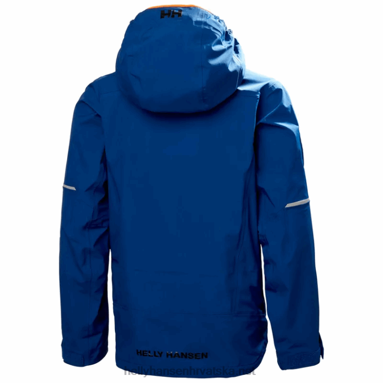 J0HV2814 juniorski elementi troslojna skijaška jakna djeca Helly-Hansen crno - Image 4