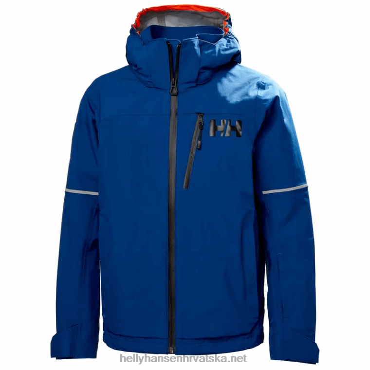 J0HV2814 juniorski elementi troslojna skijaška jakna djeca Helly-Hansen crno - Image 1