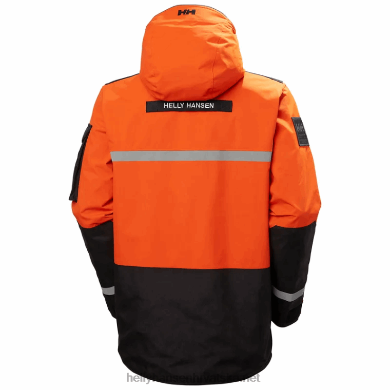 J0HV289 muška arctic prijelazna parka muškarci Helly-Hansen patrolni oran - Image 4