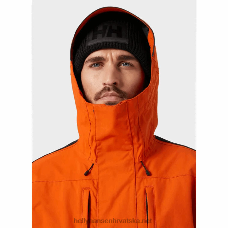 J0HV289 muška arctic prijelazna parka muškarci Helly-Hansen patrolni oran - Image 5