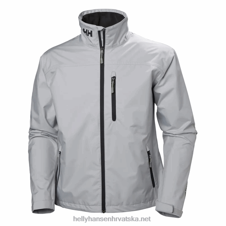 J0HV28 muška jakna za jedrenje za posadu muškarci Helly-Hansen siva magla - Image 1