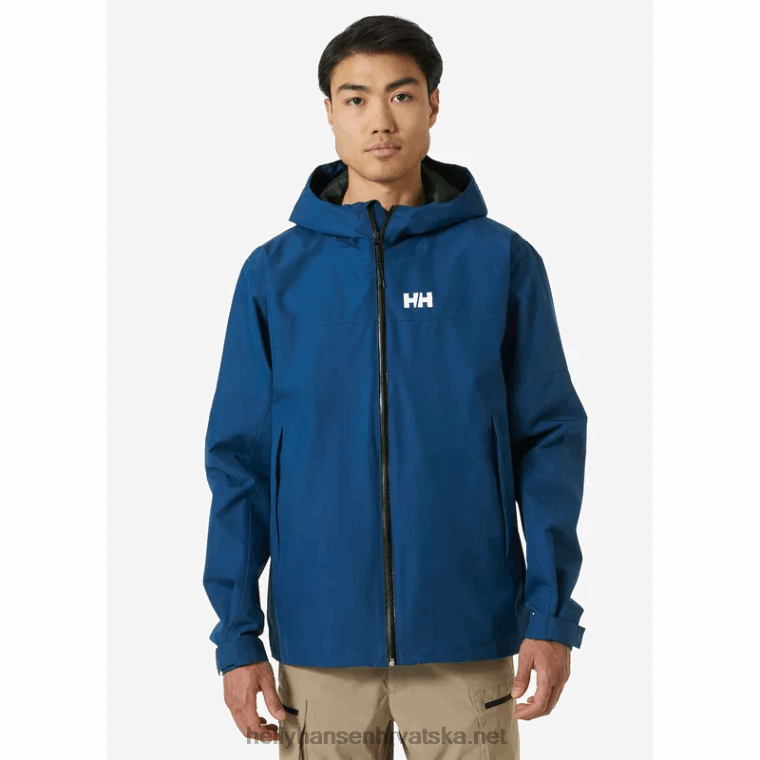 J0HV295 muška aktivna jakna s oceanskim vezanjem muškarci Helly-Hansen duboki fjord - Image 2